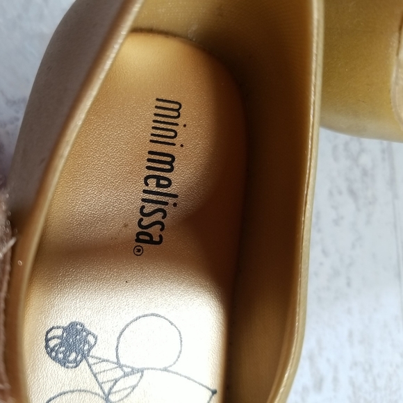 Mini Melissa Sz 9 Mary Jane Style Flats Kitten Cat - Picture 6 of 11